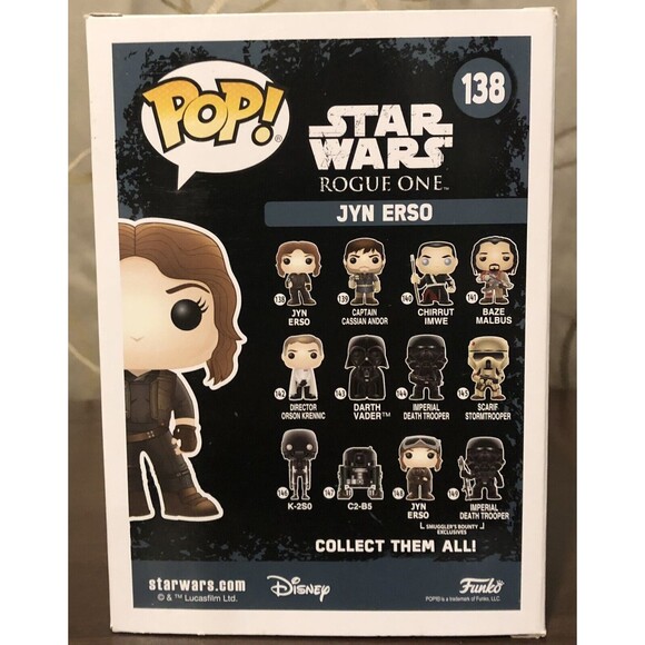 Jyn Erso #138 Funko POP! Star Wars Rogue One Vinyl Bobble-Head Figure  Toy - Picture 5 of 10